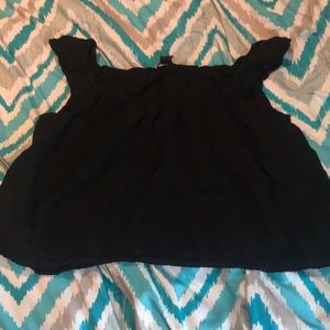 Black crop top